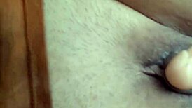 i'm rubbin my pussy with two fat dicks feels amazin!!