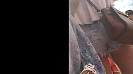 caught this blonde's juicy ass bouncing candidly 🍑🔥