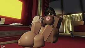 Huge black cock rams deep into tight pussy splitting her wide open apartment style.