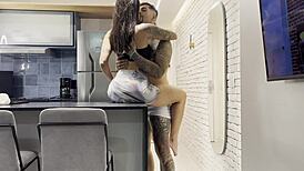 deixou meu cuzinho bem molhadoo e meteu gostoso a pica em mim anal ride