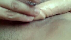 i'm rubbin my pussy with two fat dicks feels amazin!!