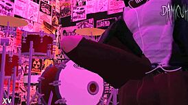 Dami Dances Wildly in Nightclub Lights