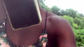 crazy bitch strips and twerks her naked ass like a total wild slut!