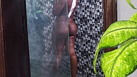 morning shower sex rocks she makes me lick her juicy pussy after i cum inside