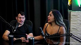 kaliente couple's hottest podcast prelims with bia hot tease lingerie and domination play