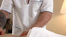 Flexible Nicole Murkovski's Seductive Massage Threesome