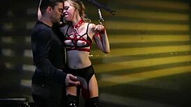 Begging for Punishment? Bound Sub Spanked Spat On Heels Drilled Rough!