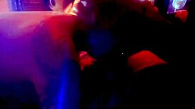 hotwife grabs bull's huge cock for sloppy deep suck session