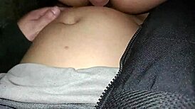 couple flashes ass then pees and doggystyles publicly behind church walls