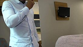 Muslim Afrodita Kweme's Small Waist Takes BBC Creampie Therapy