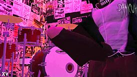 Dami Dances Wildly in Nightclub Lights