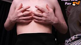 Young Milf Nipple Play Leads to Explosive Orgasm