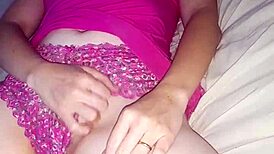 Last night heat boiled over as latina wife masturbates tits