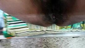 stepson pounds indian maid's hairy pussy she moans bengali 😏