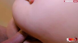 stepmom's mature ass craves deep anal creampie from horny son-in-law