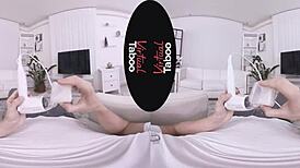 innocent wanks turn into taboo pranks on her shaved pussy