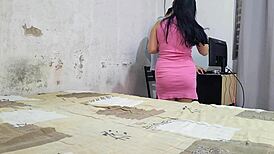 Wife craves rough FACE FUCKING when husband's away insatiable pounding