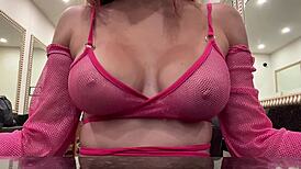 watch italian milf artemisia's big natural tits bounce slow motion tease