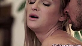 model beauty slammed hard between sloppy oral rides!