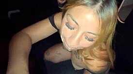 desconocidos blast cum all over my esposa at the glory hole