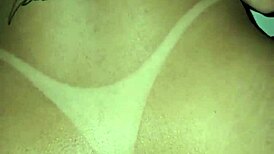 Kalena mitrak takes double penetration with dildo in ass and cock in pussy on bed.