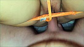 Mother-in-Law Drops Panties for Creampie