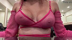 watch italian milf artemisia's big natural tits bounce slow motion tease