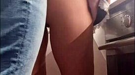 Milf Maid’s Tight Pussy Wrecked In Kitchen Animal Fuck!