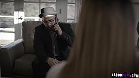 Pervy Stepbrother Kisses And Gropes Gia Stepsister's Big Tits Rough