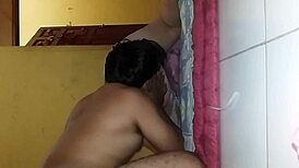 hey indonesian chubby mature with fat ass get bent over doggystyle by husband's friend wet pussy pounded