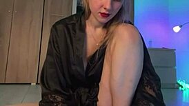 hey watch this tight blonde teen finger her pink pussy to orgasm