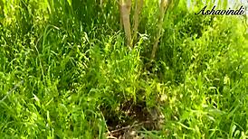 Mysterious desi teen ashavindi squirts publicly by river in outdoor doggystyle bliss