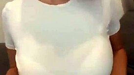 Stepmom’s Short Skirt Bra Tease Outdoor Slut Massage