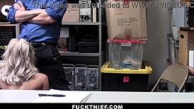 cameras catch her backdoor key. fuckthief punished hard in garage