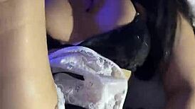 missionary pounding finishes with huge pussy cumshot drip