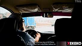 Venezolana arrives in Peru for work fucked by fake transport boss outdoors