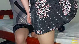 Desi Stepsister Moans as I Rip Off Panties for Doggystyle Fuck