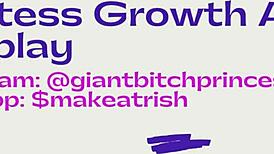 ordinary girl suddenly grows huge, her giantess feet crush and tease in audio fetish roleplay