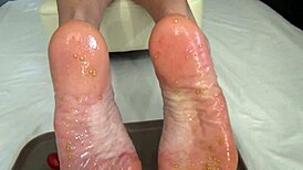 mature housewife tramples tomatoes barefoot fetish fun