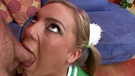 Ally Kay the teen slut begs for cock in her shaved pussy!