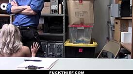 cameras catch her backdoor key. fuckthief punished hard in garage