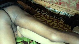desi bhabhi pounds husband's friend rough at home