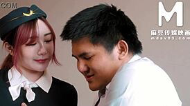 Innocent nana shen's sexy body rides in orgy cosplay