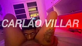 Novinha Moans Wild Riding Monster Black Cock Deep in Her Wet Pussy