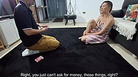 oh daddy... friend lost cards stripped wet fingering uncle's cock now?!