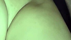 horny wife sits with hard nipples and dripping wet pussy