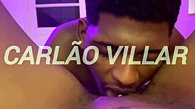 Novinha Moans Wild Riding Monster Black Cock Deep in Her Wet Pussy