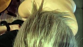 curvy blonde stepmom gets fucked alone at home