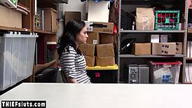 lp officer roughly fucks tied teen thief kylie martin big cock