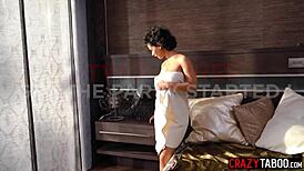 horny latina russian lesbians demand guy's hardcore anal!